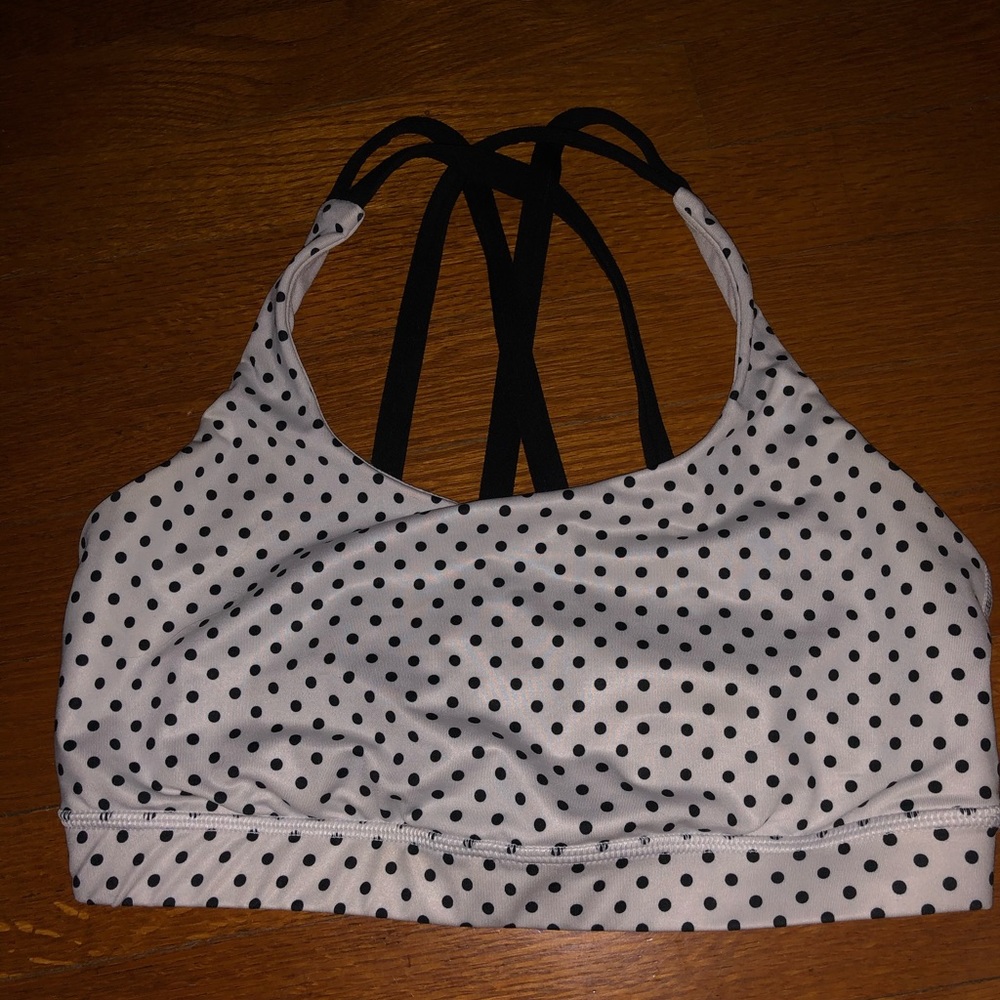 Cute Lululemon polka dot  sports bra